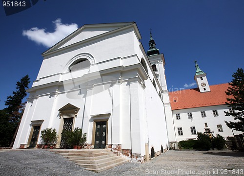 Image of Church of Virgin Mary birth in Vranov near Brno