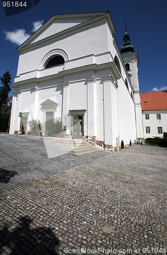 Image of Church of Virgin Mary birth in Vranov near Brno