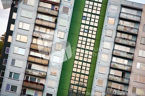 Image of Detail of prefab house