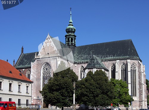 Image of Building of Monastery at Mendel square in Brno, Czech Republic