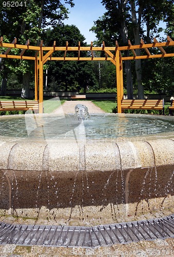 Image of Garden with fountain