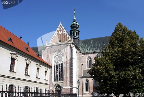 Image of Building of Monastery at Mendel square in Brno, Czech Republic