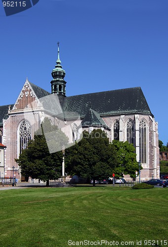 Image of Building of Monastery at Mendel square in Brno, Czech Republic