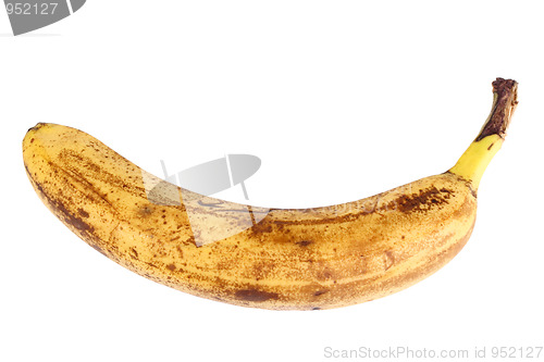Image of Single old yellow banana