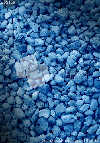 Image of Smooth blue decorative stone background