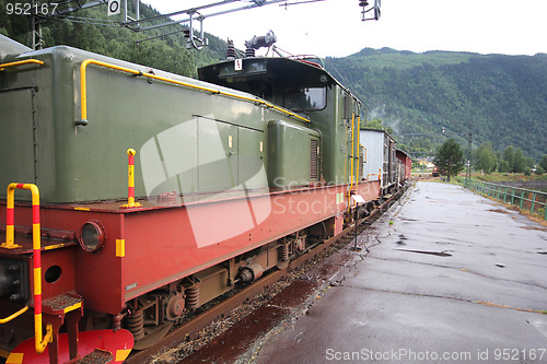 Image of Old train in Norway.