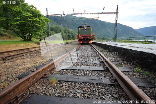 Image of Old train in Norway.