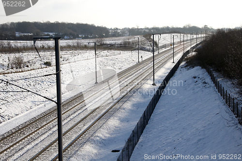 Image of Snow on the track