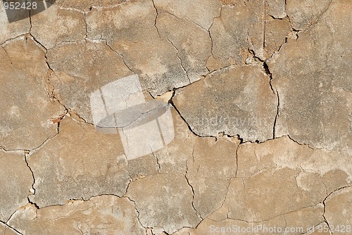 Image of Cracked clay texture