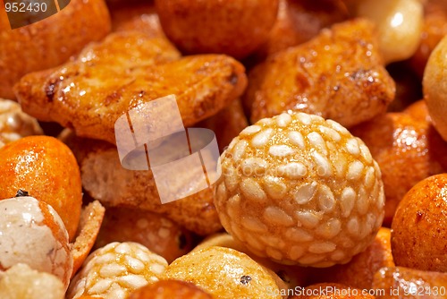 Image of Japanese rice crackers