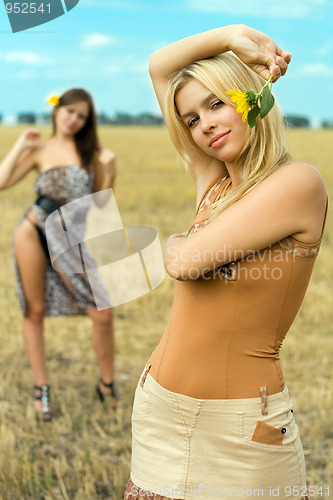 Image of Two pretty women
