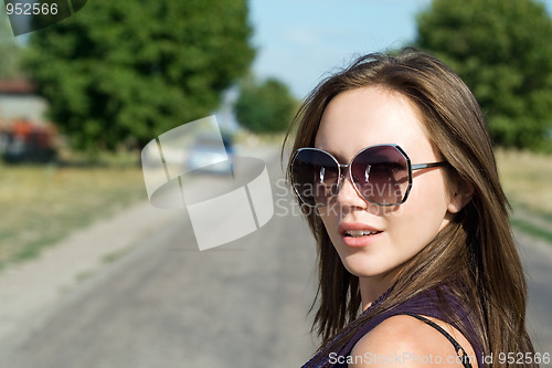 Image of beautiful young brunette