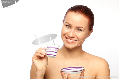 Image of smiling beautiful woman