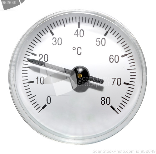 Image of Single a round thermometer