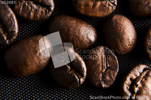 Image of huge  natural coffee beans