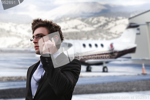Image of Businessman  in the airport