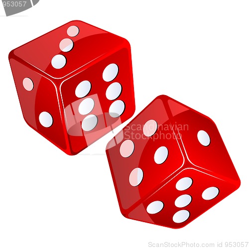 Image of red dices