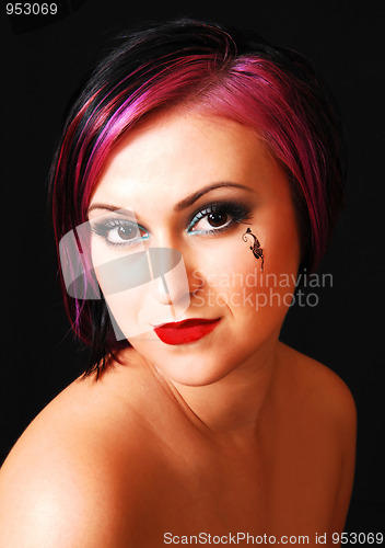 Image of Headshot of an beautiful woman.