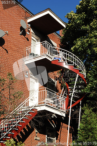 Image of Outside stairwell.