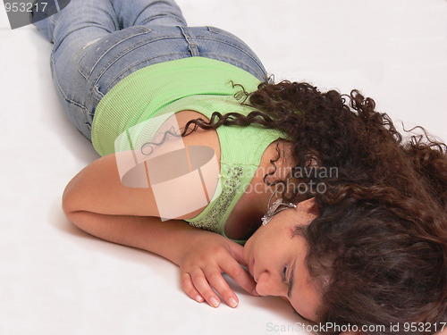 Image of The sleeping girl 