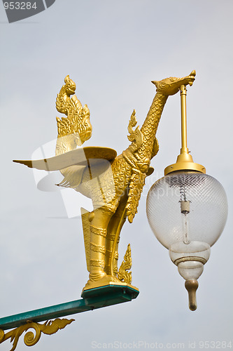 Image of Street Lamp Swan Image