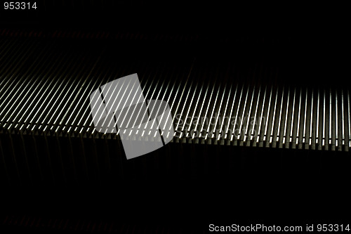 Image of escalator texture background 