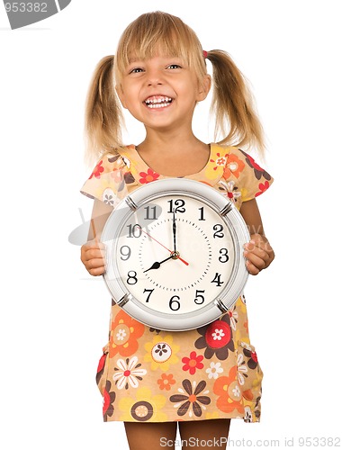 Image of Child with clock