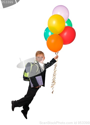 Image of Boy with balloons