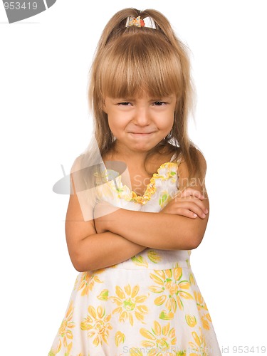 Image of Portrait of emotionally kid