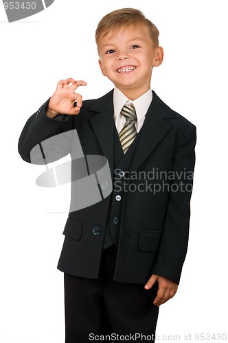 Image of Boy in suit