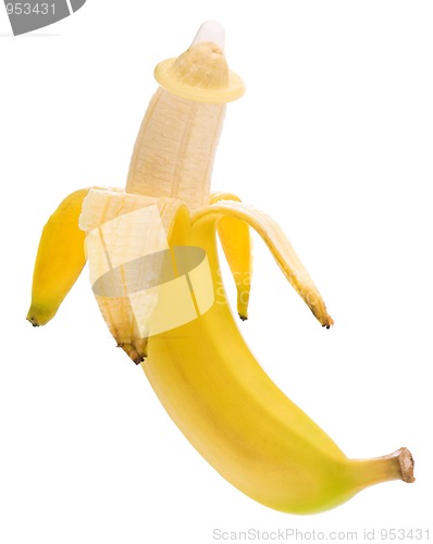 Image of Banana with condom