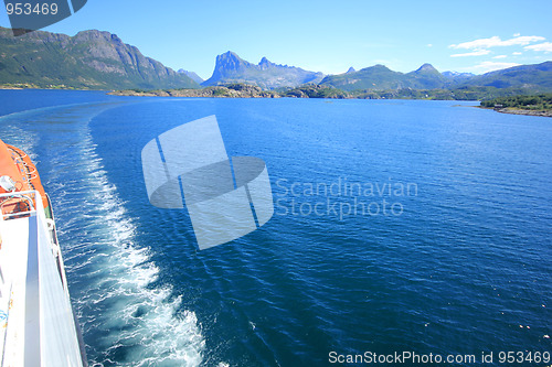 Image of Onboard the ferry.