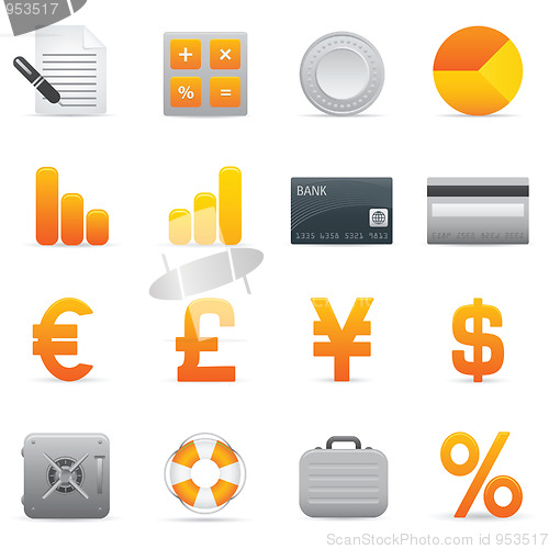 Image of Finance Icons | Yellow 04 