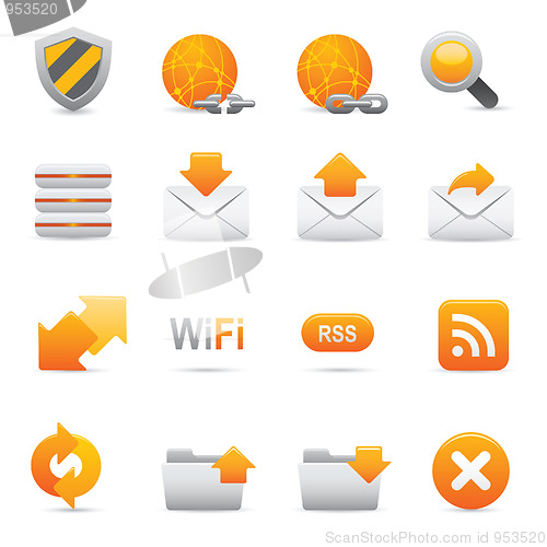 Image of Internet Icons | Yellow 07