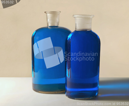 Image of 19 Blue Bottles
