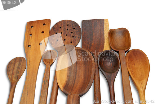 Image of 29 Wooden Spoons