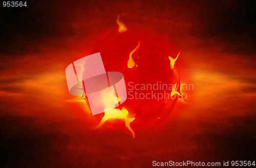 Image of solar eruption