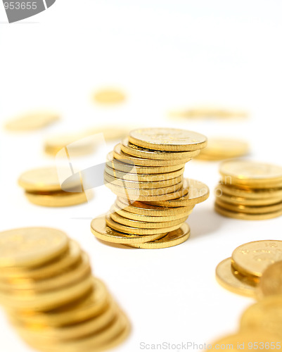 Image of Coins in gold color