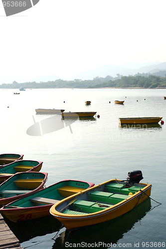 Image of boats on lake