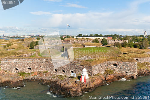 Image of Suomenlinna fortress in Helsinki, Finland