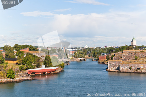 Image of Suomenlinna fortress in Helsinki, Finland