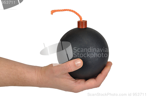 Image of Hand with Bomb