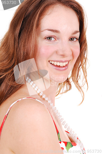 Image of Pretty girl smiling.