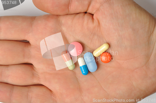 Image of Hand with Pills