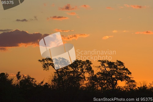 Image of African sunset