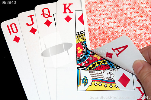 Image of Royal Flush poker hand