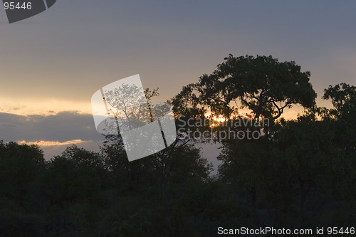 Image of African sunset