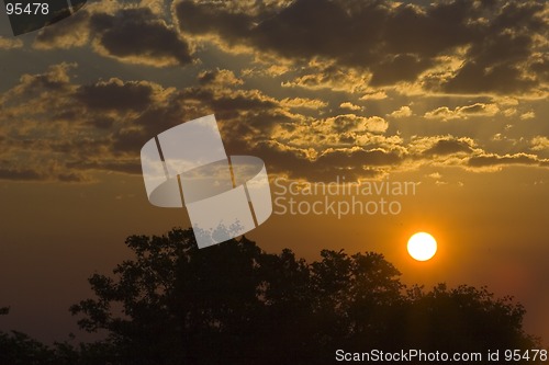 Image of African sunset