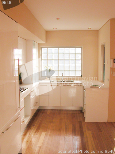 Image of Interior view of a new kitchen renovation