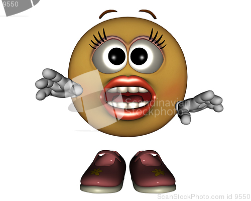 Image of emoticon scared